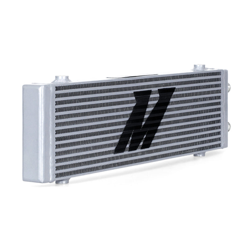 Mishimoto MMOC-DP-LSL Universal Large Bar and Plate Dual Pass Silver Oil Cooler