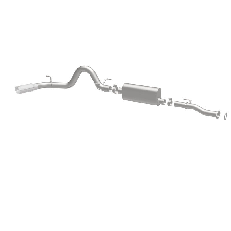 Magnaflow 19291 MagnaFlow Cat-Back 2016 Toyota Tacoma 3.5L V6 SS 3in Single Pass Side Exit Rear 4in Tip