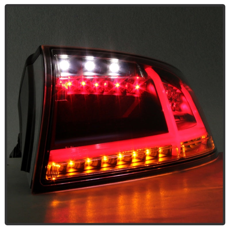 SPYDER 5081674 Spyder Audi TT 07-12 LED Tail Lights Black ALT-YD-ATT07-LED-BK