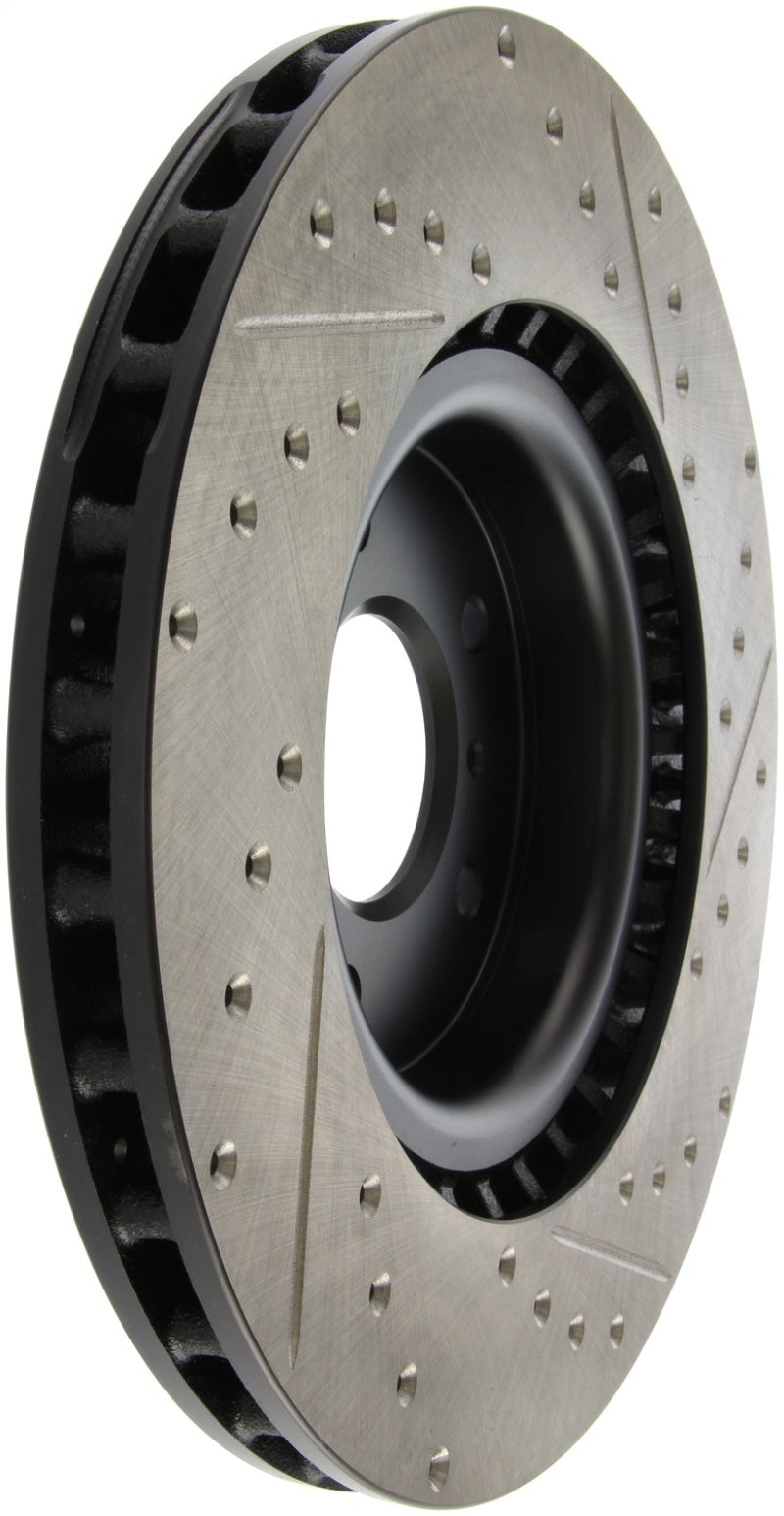 Stoptech 127.42076R StopTech Slotted & Drilled Sport Brake Rotor