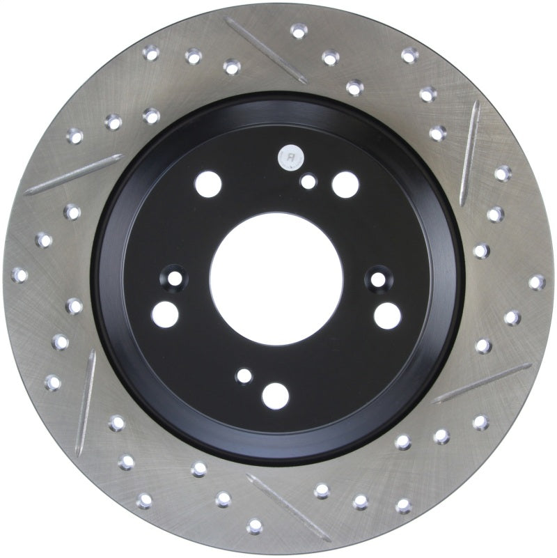 Stoptech 127.40050L StopTech 00-09 S2000 Slotted & Drilled Left Rear Rotor