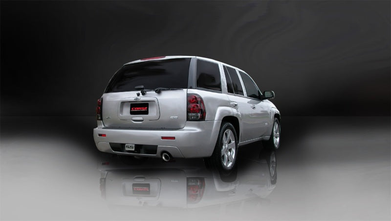 CORSA Performance 14256 Corsa 2006-2008 Chevrolet Trailblazer SS 6.0L V8 Polished Sport Cat-Back Exhaust