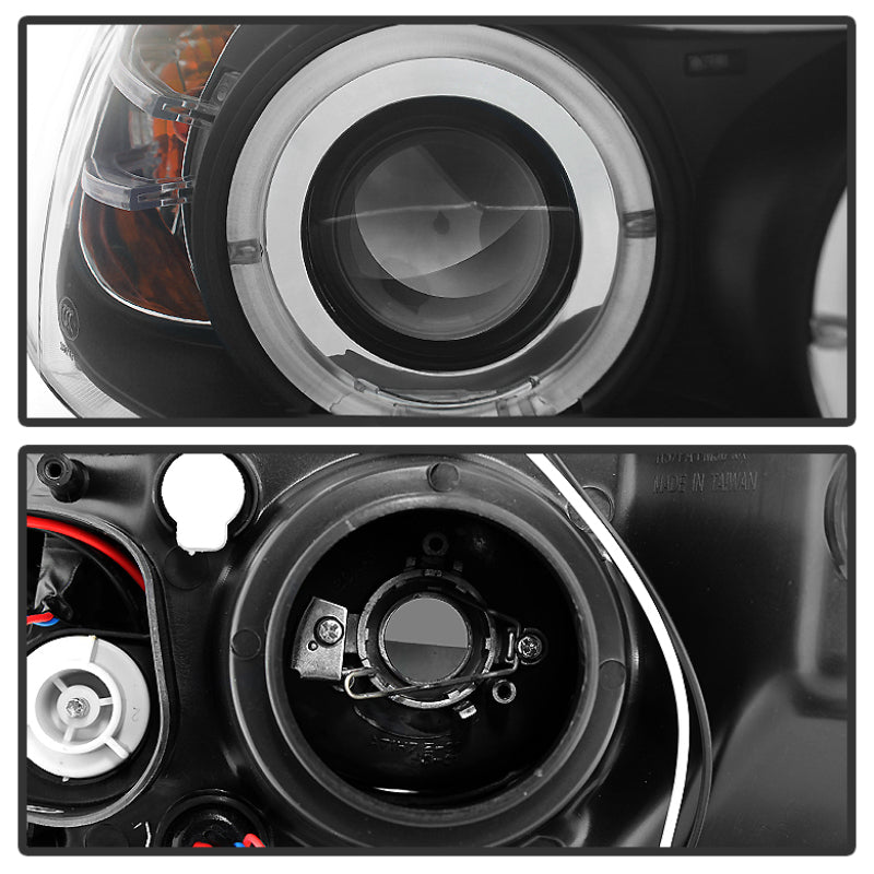 SPYDER 5009005 Spyder BMW E90 3-Series 06-08 Projector LED Halo Amber Reflctr Rplc Bulb Blk PRO-YD-BMWE9005-AM-BK