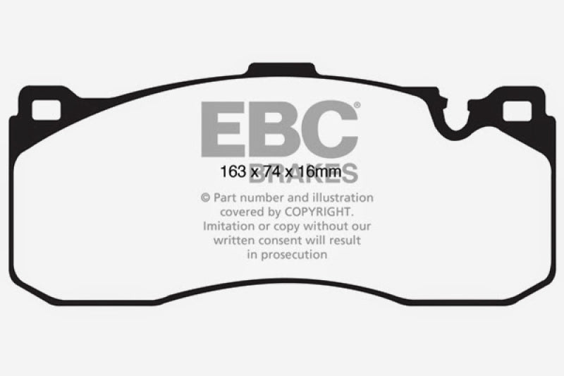 EBC DP41995R 08-10 BMW 135 3.0 Twin Turbo Yellowstuff Front Brake Pads