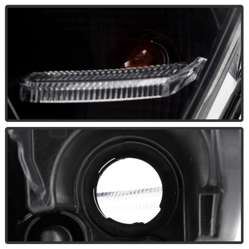 SPYDER 5086754 Spyder 12-14 BMW F30 3 Series 4DR Projector Headlights - Black PRO-YD-BMWF3012-AFSHID-BK