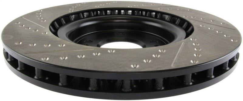 Stoptech 127.46076L StopTech Slotted & Drilled Sport Brake Rotor