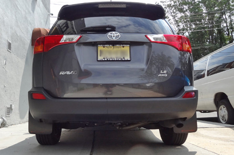 Rally Armor MF44-UR-BLK/GRY 16-18 Toyota RAV4 Black UR Mud Flap w/ Grey Logo