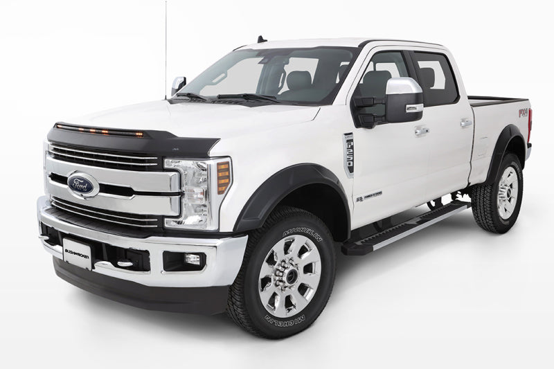 Bushwacker 20951-02 17-19 Ford F-250 Super Duty w/ 81.8in Bed DRT Style Flares 4pc - Black