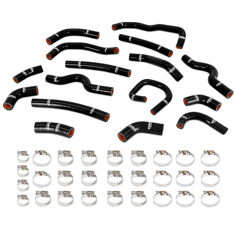 Mishimoto MMHOSE-LCR-99HHBK 98-07 Land Cruiser 4.5L I6 Silicone Radiator Hose Kit - Black