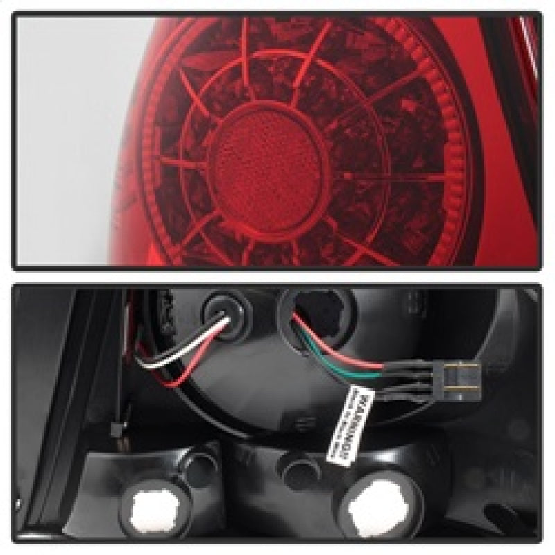 SPYDER 5085061 Spyder 01-03 Lexus IS300 LED Tail Lights - Red Clear ALT-YD-LIS300-LED-SET-RC