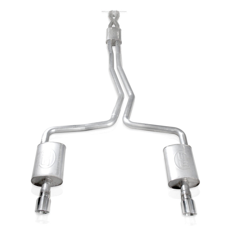 Stainless Works TA10ECOCB 2010-18 Ford Taurus SHO V6 2-1/2in Catback Chambered Mufflers X-Pipe