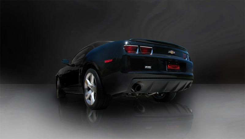 CORSA Performance 14952BLK Corsa 2010-2015 Chevrolet Camaro Coupe SS 6.2L V8 Auto Black Sport Cat-Back + XO Exhaust