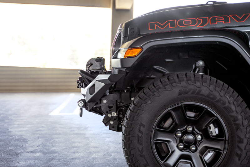 DV8 Offroad FBJL-12 07-18 Jeep Wrangler JK / 18-23 Wrangler JL / 20-23 Gladiator JT MTO Series Front Bumper