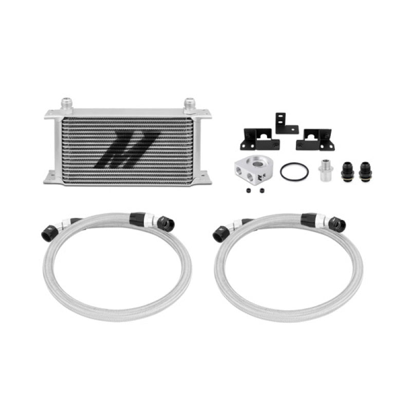 Mishimoto MMOC-WRA-07 07-11 Jeep Wrangler JK Oil Cooler Kit - Silver