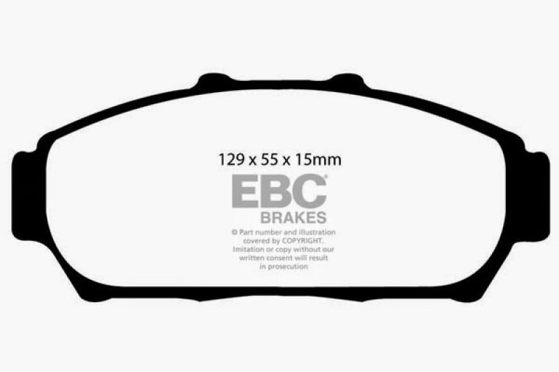 EBC DP31206C 94-01 Acura Integra 1.8 Redstuff Front Brake Pads