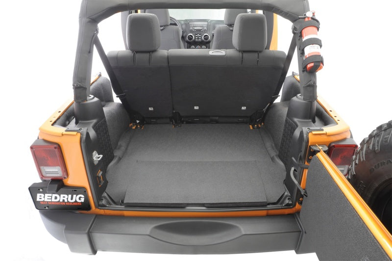 BedRug BTJK07R4 07-10 Jeep JK Unlimited 4Dr Rear 5pc BedTred Cargo Kit (Incl Tailgate & Tub Liner)