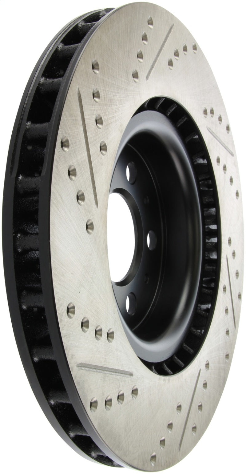 Stoptech 127.39035L StopTech Slotted & Drilled Sport Brake Rotor