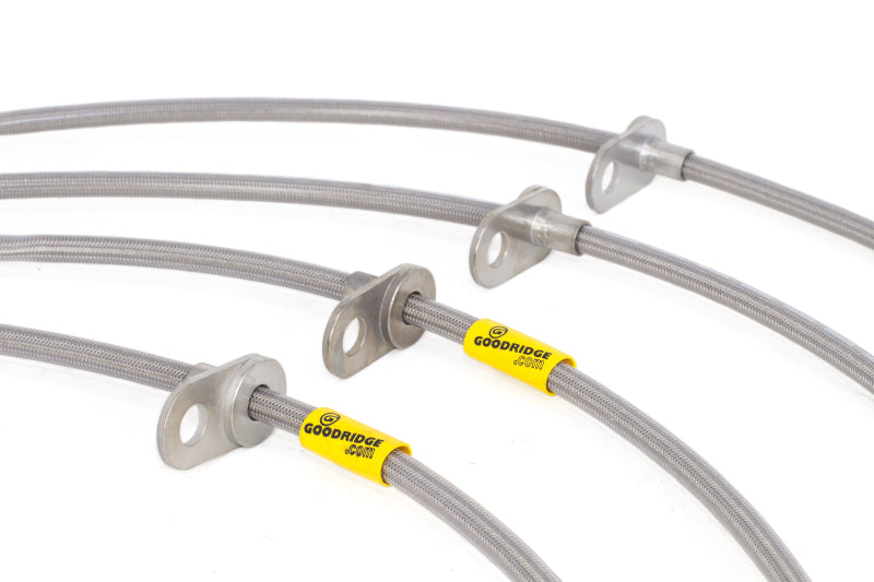 Goodridge 24219 08-14 Subaru STi (w/Brembo Calipers) Stainless Steel Brake Line Kit