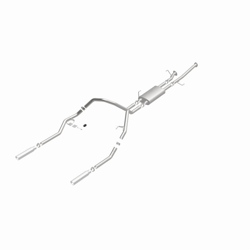 Magnaflow 15305 MagnaFlow 14 Toyota Tundra V8 4.6L/5.7L Stainless Cat Back Exhaust Dual Split Rear Exit