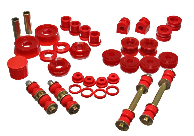 Energy Suspension 5.18114R 03-05 Dodge SRT-4 FWD Red Hyper-flex Master Bushing Set
