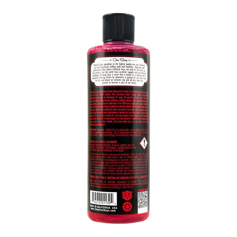 Chemical Guys CLD_997_16 Diablo Gel Wheel & Rim Cleaner - 16oz