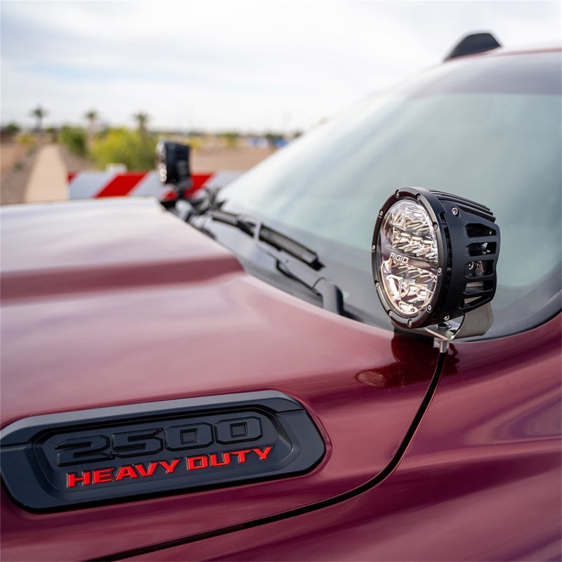 Rigid Industries 46719 2019+ Dodge RAM 2500/3500 A-Pillar LED Light Mounts