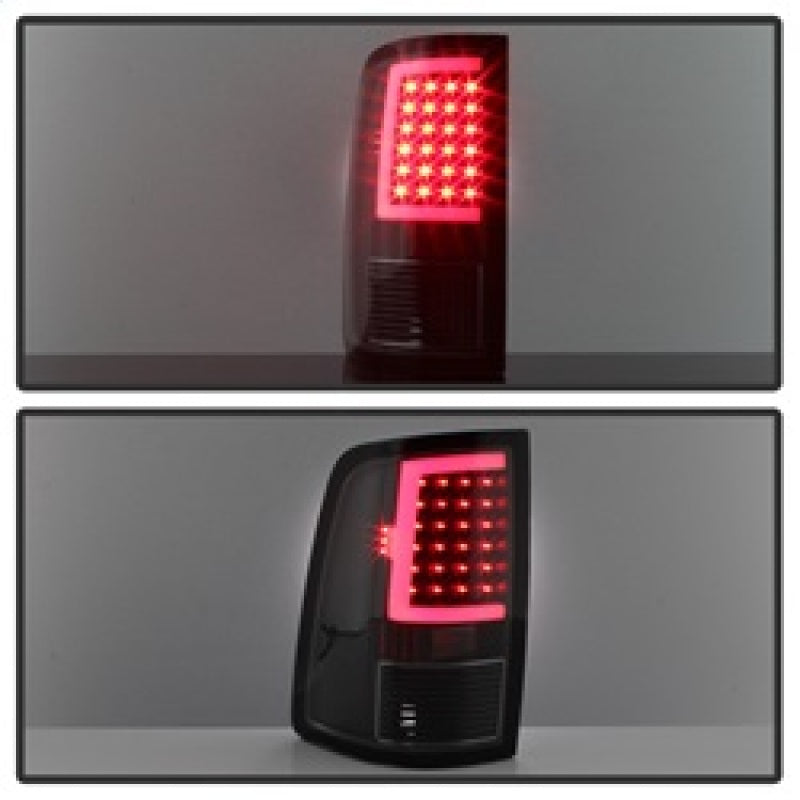 SPYDER 9038488 xTune 09-18 Dodge RAM 1500 LED Tail Lights - Black Smoke (ALT-ON-DR09-LBLED-BSM)