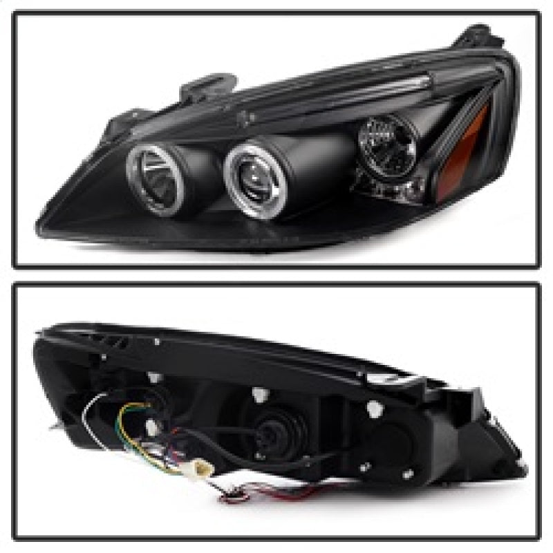 SPYDER 5011596 Spyder Pontiac G6 2/4DR 05-08 Projector Headlights LED Halo LED Blk PRO-YD-PG605-HL-BK