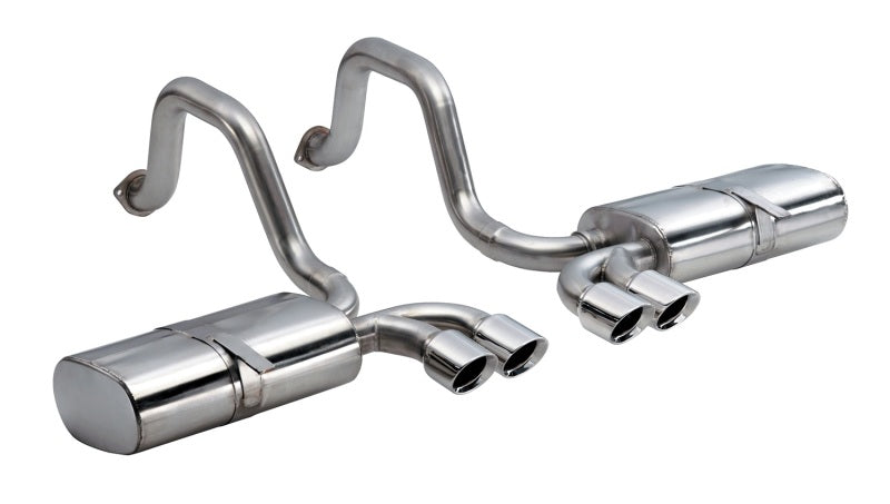 CORSA Performance 14111 Corsa 1997-2004 Chevrolet Corvette C5 Z06 5.7L V8 Polished Sport Axle-Back Exhaust