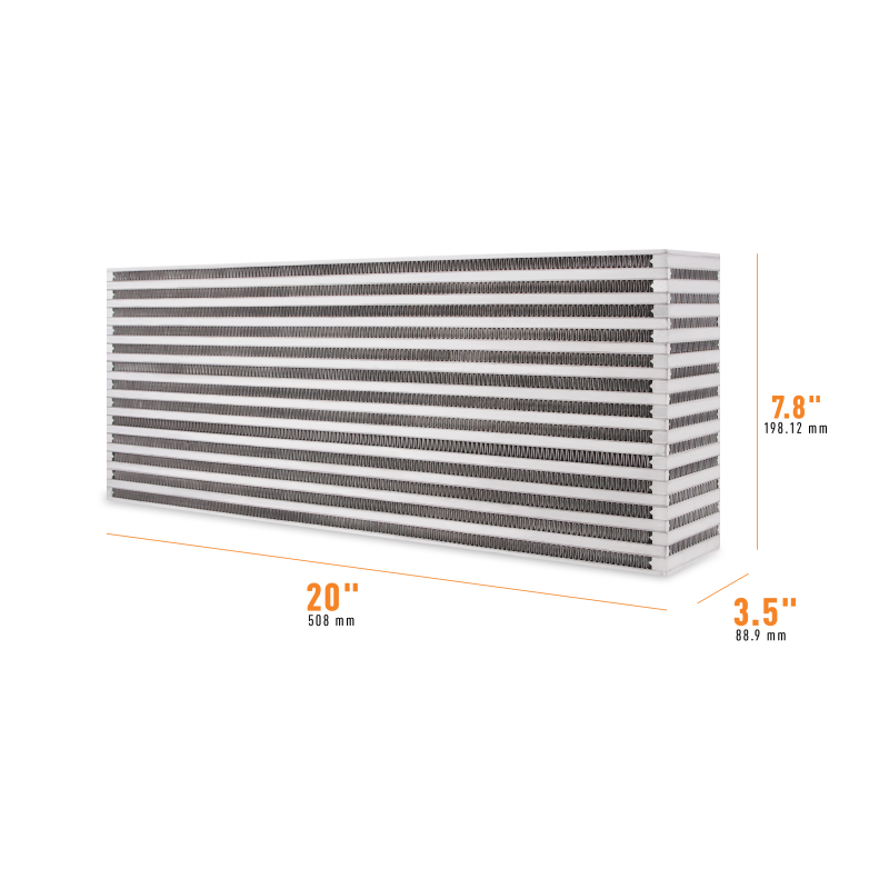 Mishimoto MMUIC-14 Universal Air-to-Air Intercooler Core - 20in / 7.8in / 3.5in