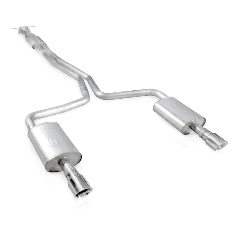 Stainless Works TA10ECOCB 2010-18 Ford Taurus SHO V6 2-1/2in Catback Chambered Mufflers X-Pipe