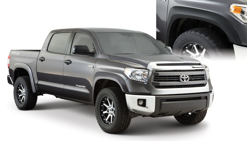 Bushwacker 30919-02 14-18 Toyota Tundra Fleetside Extend-A-Fender Style Flares 4pc - Black
