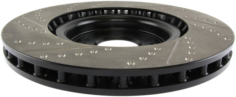 Stoptech 127.46076L StopTech Slotted & Drilled Sport Brake Rotor