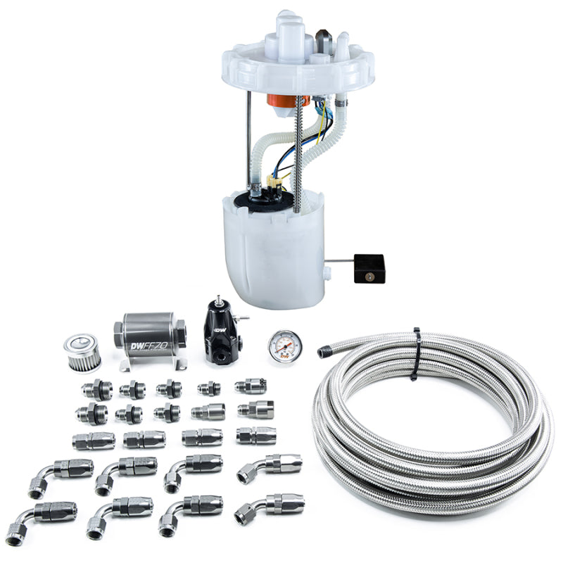 DeatschWerks 9-401-607-7042 12-15 Honda Civic Si/13-15 Acura ILX DW400 Pump Module & Return Kit w/CPE Fuel Lines