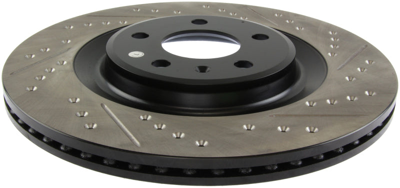 Stoptech 127.33137L StopTech Slotted & Drilled Sport Brake Rotor