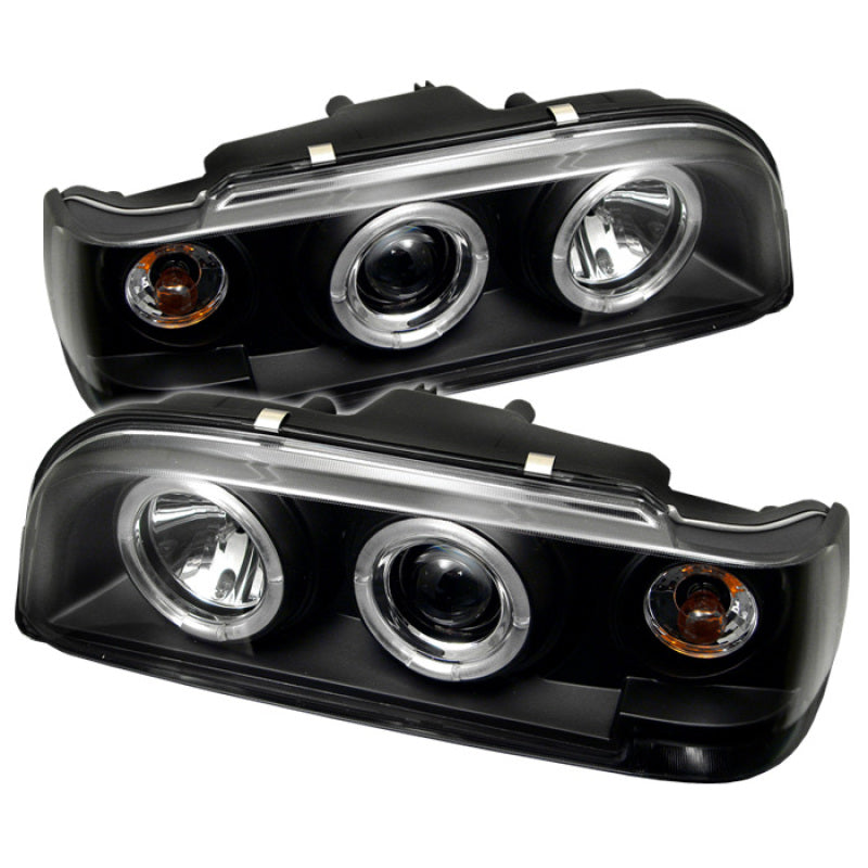 SPYDER 5012289 Spyder Volvo 850 93-97 Projector Headlights LED Halo Black High H1 Low H1 PRO-YD-VO85092-HL-BK