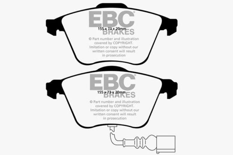 EBC DP41946R 07-10 Audi TT Quattro 3.2 Yellowstuff Front Brake Pads