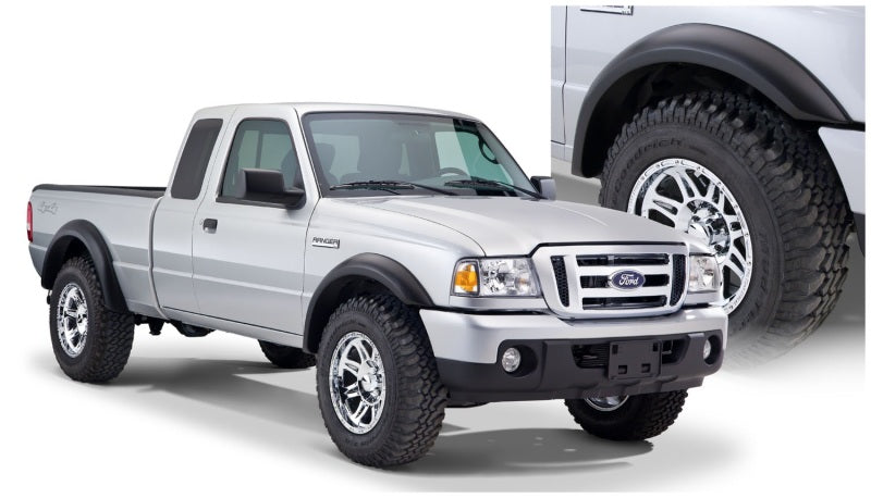 Bushwacker 21910-01 93-11 Ford Ranger Styleside Extend-A-Fender Style Flares 4pc 72.0/84.0in Bed - Black