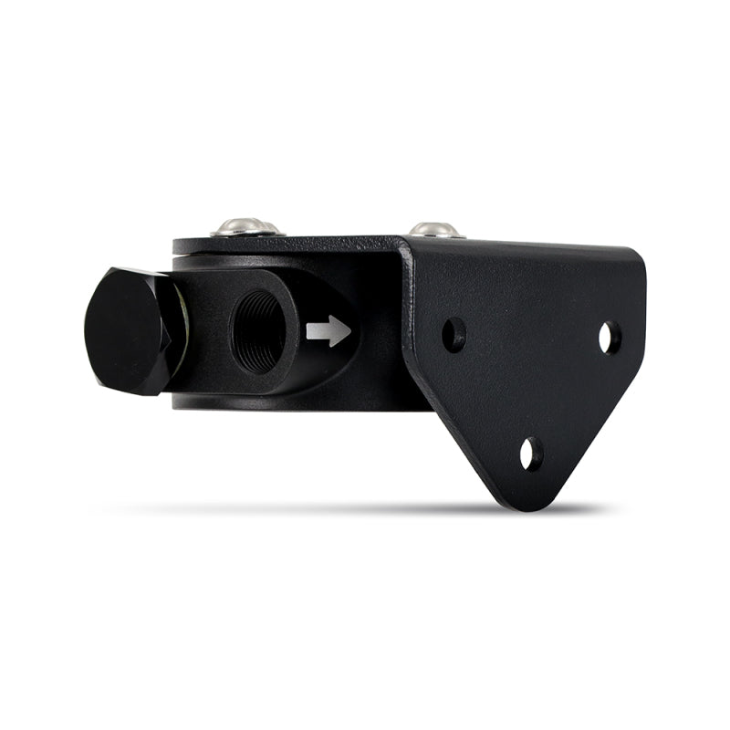 Mishimoto MMOC-RFH-34BK 3/4 - 16 Thread Remote Oil Filter Mount - Black