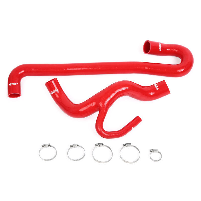 Mishimoto MMHOSE-WK2-12RD 12+ Jeep Grand Cherokee SRT8 6.4L V8 Red Silicone Radiator Hose Kit