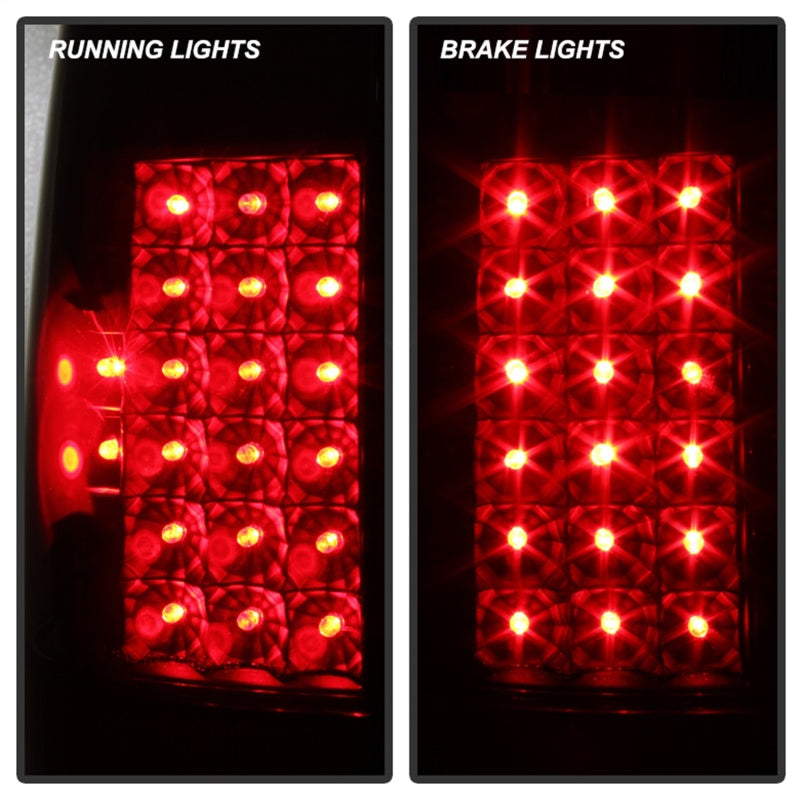 SPYDER 9027642 Xtune Ford F250/350/450/550 Super Duty 99-07 LED Tail Lights Black Smoke ALT-JH-FF15097-LED-BKSM