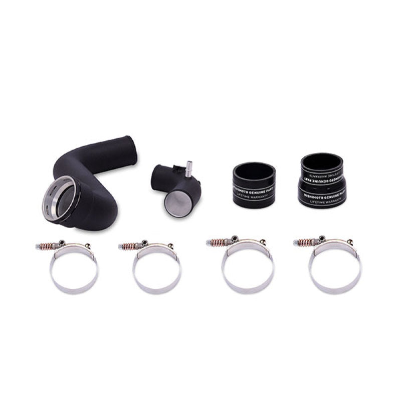 Mishimoto MMICP-F150-11CWBK 11-14 Ford F-150 3.5L EcoBoost Cold Side Intercooler Pipe Kit - Wrinkle Black