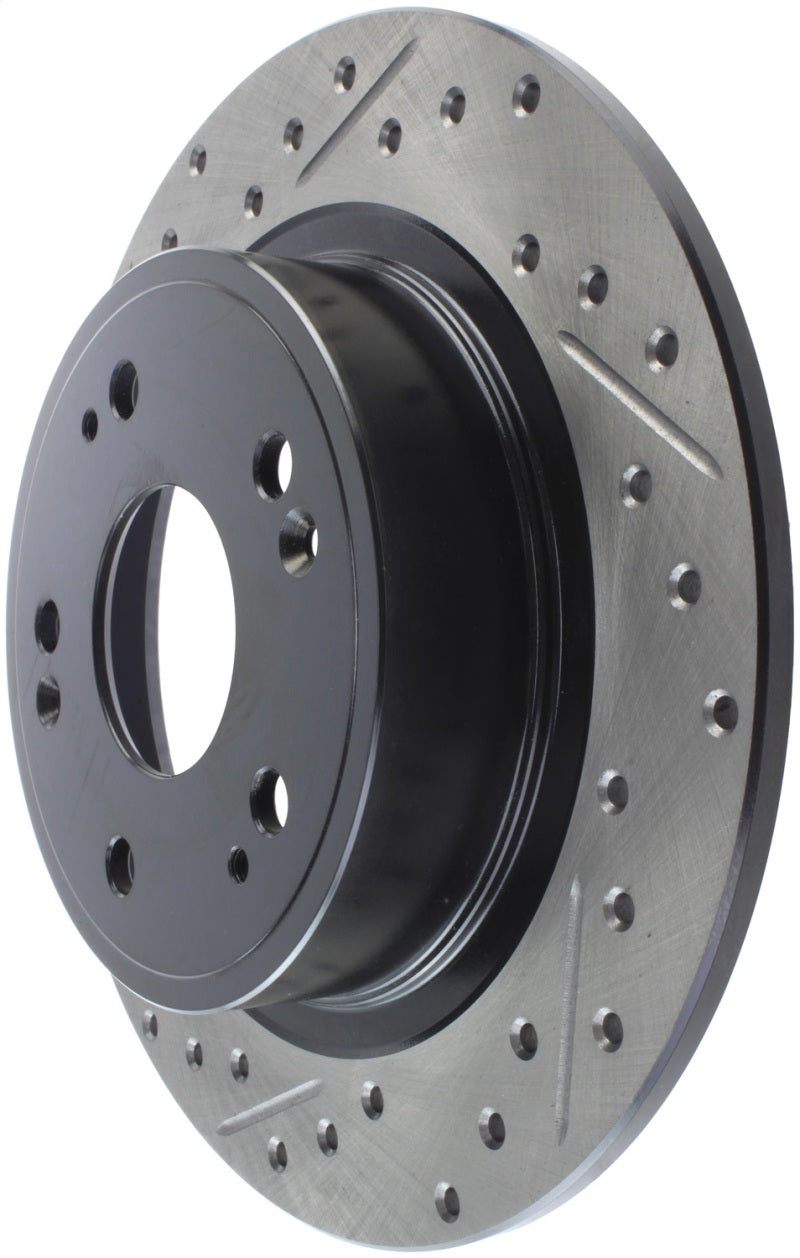 Stoptech 127.40068R StopTech 09-10 Acura TSX / 08-10 Honda Accord Coupe/05-10 Sedan Right Rear Slotted & Drilled Rotor