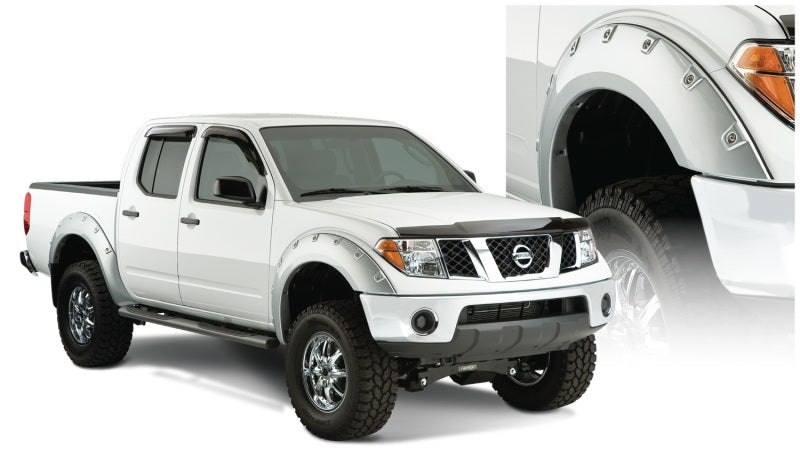 Bushwacker 71907-02 06-14 Nissan Frontier Styleside Boss Pocket Style Flares 4pc 73.3in Bed - Black