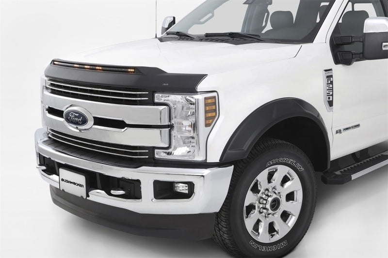 Bushwacker 20951-02 17-19 Ford F-250 Super Duty w/ 81.8in Bed DRT Style Flares 4pc - Black