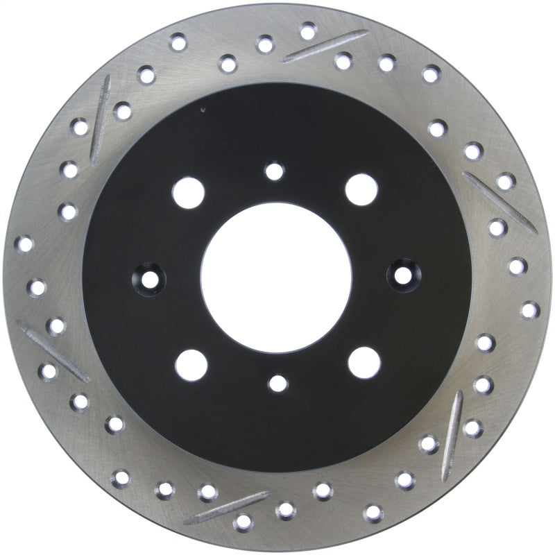 Stoptech 127.40017R StopTech 90-96 Acura Integra / 97-01 Integra (Exc. Type R) Slotted & Drilled Right Rear Rotor