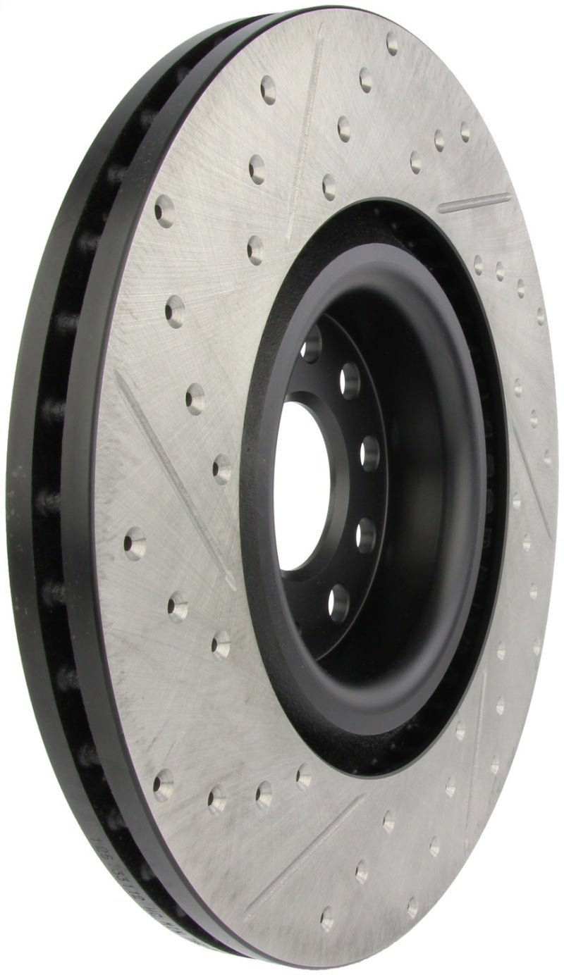 Stoptech 127.33112L StopTech 09 VW Passat CC / 06-09 Passat Slotted & Drilled Left Front Rotor