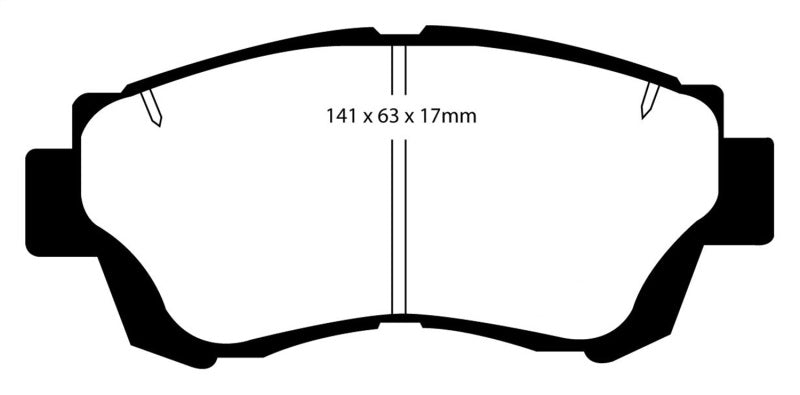 EBC DP4874R 92-96 Lexus ES300 3.0 Yellowstuff Front Brake Pads