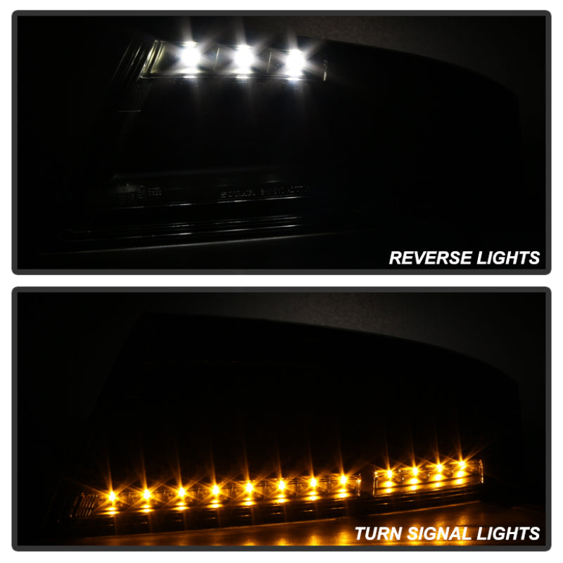 SPYDER 5081674 Spyder Audi TT 07-12 LED Tail Lights Black ALT-YD-ATT07-LED-BK