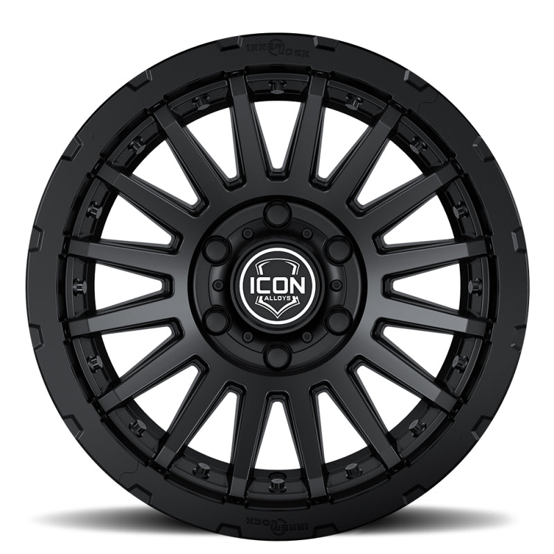 ICON 23617858347SB Recon Pro 17x8.5 6x5.5 0mm Offset 4.75in BS 106.1mm Bore Satin Black Wheel
